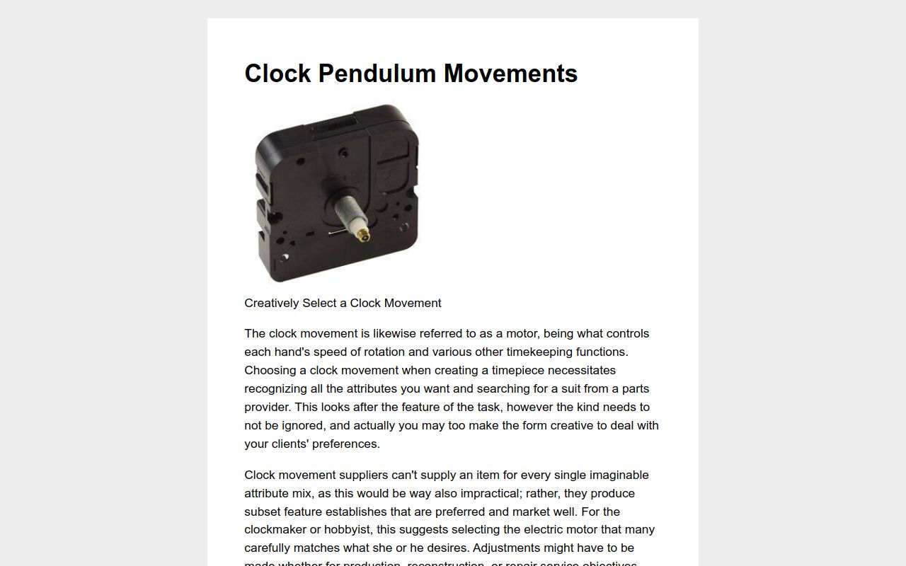Takane Clock Movement takane-clock-movement